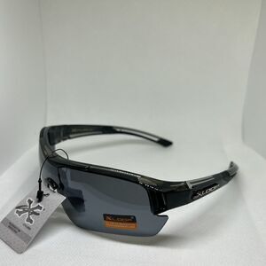 X-Loop Men Wrap Dark Lens Sunglasses